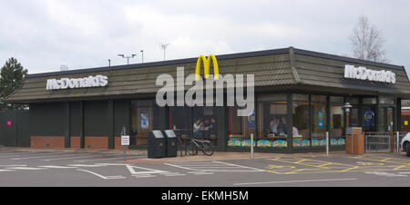 McDonald's-Fastfood in Abbey Wood, Bristol, Einkaufszentrum Stockfoto