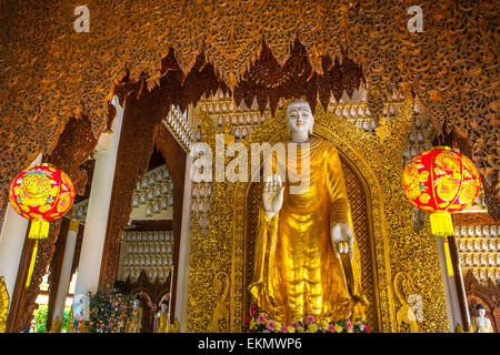 Dhamikarama Burmesen, die erste buddhistische Tempel in Penang zurück im Jahre 1803 gebaut werden Stockfoto