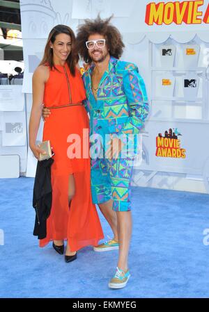 Los Angeles, Kalifornien, USA. 12. April 2015. bei der Ankunft für MTV Movie Awards 2015 - Ankünfte 2, Nokia Theatre L.A. LIVE, Los Angeles, CA 12. April 2015. Bildnachweis: Dee Cercone/Everett Collection/Alamy Live-Nachrichten Stockfoto