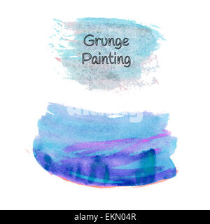 Aquarell handgezeichneten Hintergrund Stockfoto