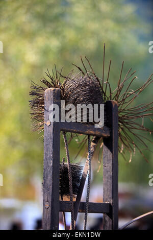 Chimney Sweeper Festival, Santa Maria Maggiore, Valle Vigezzo, Piemont, Italien. Stockfoto