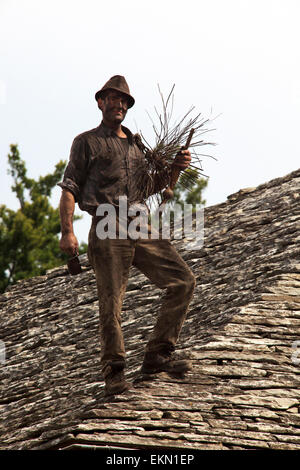 Chimney Sweeper Festival, Santa Maria Maggiore, Valle Vigezzo, Piemont, Italien. Stockfoto