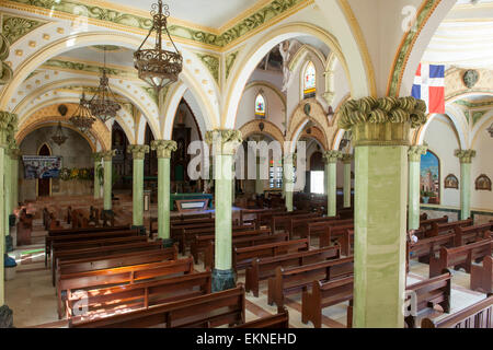 Dominikanische Republik, Südwesten, San Juan De La Maguana, Kathedrale San Juan Bautista Stockfoto