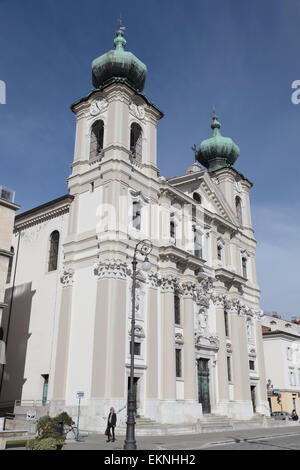 Kirche von St. Ignatius, Gorizia Stockfoto