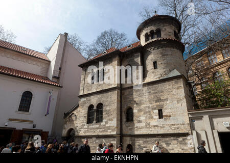 Der ehemalige Festsaal, Klausen-Synagoge, Friedhof und Museum, Jüdisches Viertel, Prag, Tschechische Republik Stockfoto