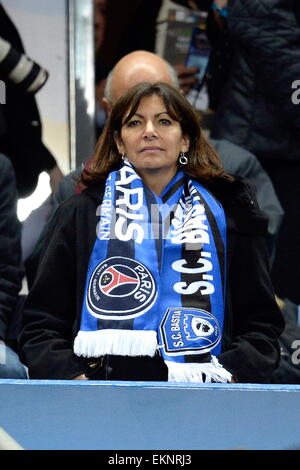 ANNE HIDALGO - 11.04.2015 - Bastia / PSG - Finale De La Coupe De La Ligue 2015.Photo: Visual / Icon Sport Stockfoto