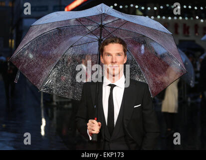 LFF: Die Nachahmung Spiel Premiere - Arrivals Featuring: Benedict Cumberbatch Where: London, Vereinigtes Königreich bei: 8. Oktober 2014 Stockfoto