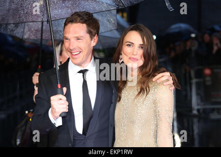 LFF: Die Nachahmung Spiel Premiere - Arrivals Featuring: Keira Knightley, Benedict Cumberbatch Where: London, Vereinigtes Königreich bei: 8. Oktober 2014 Stockfoto