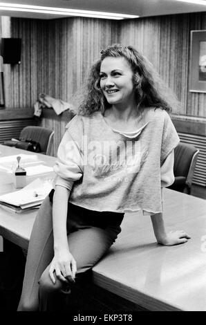 Besitzer der Pineapple Dance Studios Debbie Moore. 25. November 1983. Stockfoto