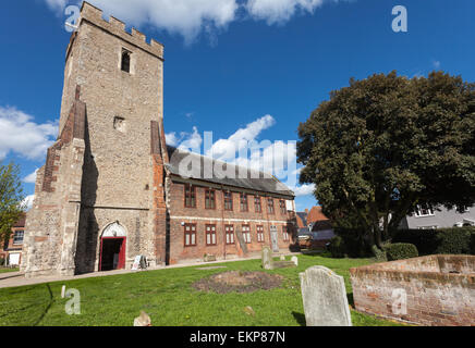 Thomas Plume Bibliothek und Maeldune Heritage Centre, Maldon, Essex, UK Stockfoto