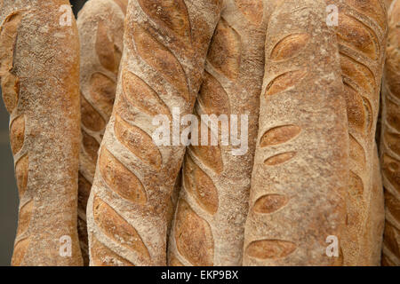 Baguette Rustique Stockfoto