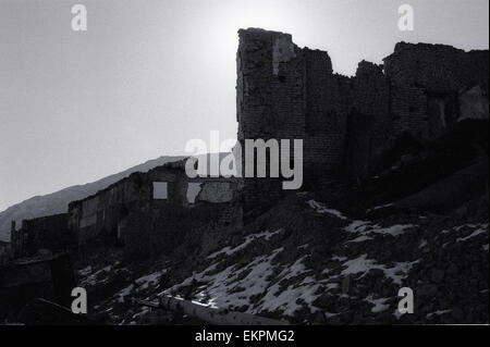 Kabul in Afghanistan Januar 1994 Ruinen Stockfoto