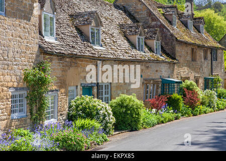 Cotswold Dorf von Snowshill in der Nähe von Broadway, Worcestershire, England, UK Stockfoto