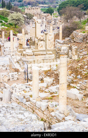 Die Kuretenstraße in Ephesus, Selcuk, İzmir Provinz, ägäische Region, Türkei Stockfoto