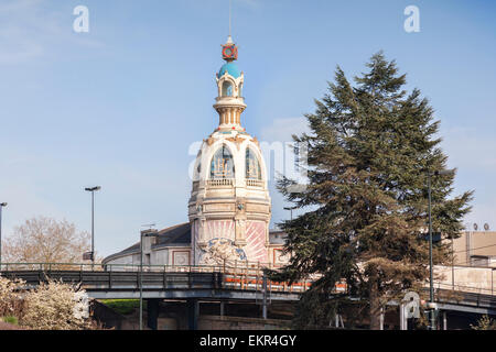 Alten Keksfabrik Le Lieu Unique, Nantes, Loire-Atlantique, Frankreich. Stockfoto