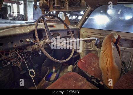 Autowrack Stockfoto