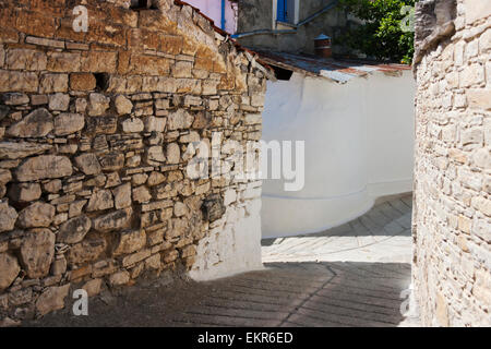 Haus im Dorf Omodos, Republik Zypern Stockfoto