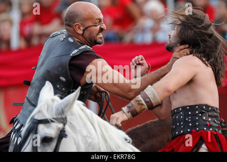 Karthager und Römer Festival. Römischen Zirkus Stockfoto