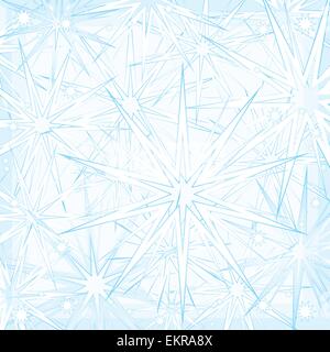 Weihnachten Hintergrund der blaue Farbe von Sternen Stock Vektor