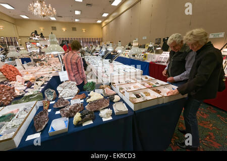 Tucson Gem and Mineral Show, Tucson, Arizona Stockfoto