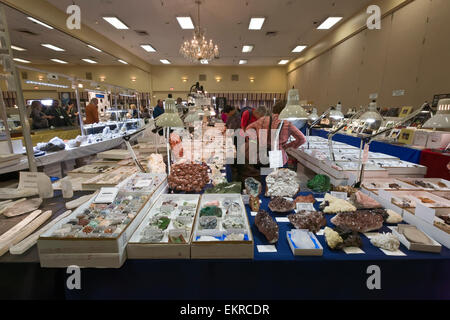 Tucson Gem and Mineral Show, Tucson, Arizona Stockfoto