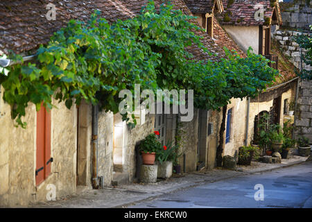 Pilgerreise Website Rocamadour, Departement Lot, Midi-Pyrenäen, Südwest-Frankreich, Frankreich, Europa Stockfoto