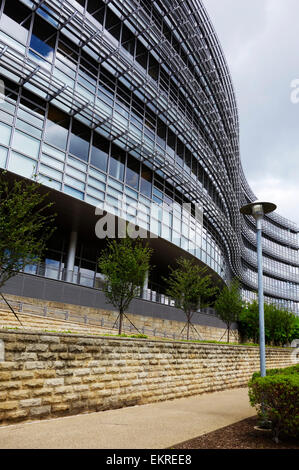 Alcoa-Gebäude-Fluss Fuß in Pittsburgh PA Stockfoto