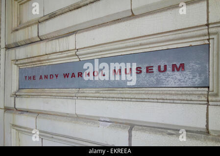 Andy Warhol Museum Pittsburgh PA Stockfoto