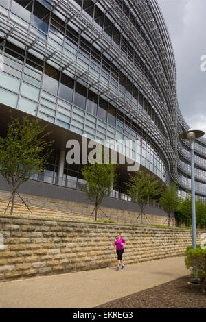 Alcoa-Gebäude-Fluss Fuß in Pittsburgh PA Stockfoto