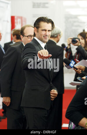 Der 50. Chicago International Film Festival Opening Night roten Teppich Zeremonie für den Film "Fräulein Julie" Harris Theater am 9. Oktober 2014 Featuring: Colin Farrell wo: Chicago, Illinois, USA bei: 9. Oktober 2014 Stockfoto
