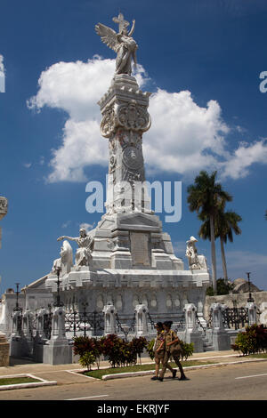 Cementerio de Cristobal Colon in Vedado, Havanna, Kuba Stockfoto