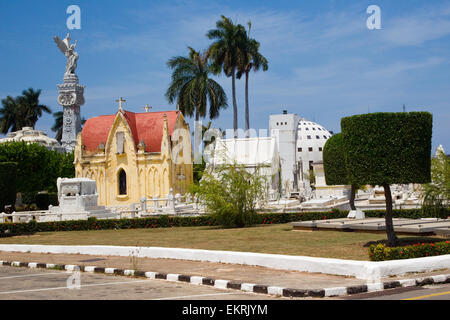 Cementerio de Cristobal Colon in Vedado, Havanna, Kuba Stockfoto