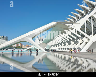 Valencias Ciudad de Las Artes y Las Ciencias, Spanien Stockfoto