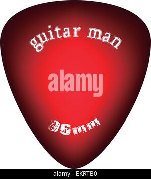 bunte rote Sunburst Plektrum - Vektor EPS 10 Stock Vektor