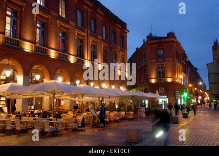 Place du Capitole, Toulouse, Haute, Garonne, Midi-Pyrénées, Frankreich Stockfoto