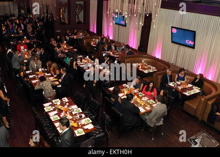 Eva Longoria Foundation Dinner im Inneren mit: Atmosphäre wo: Hollywood, Kalifornien, Vereinigte Staaten, wann: 9. Oktober 2014 Stockfoto