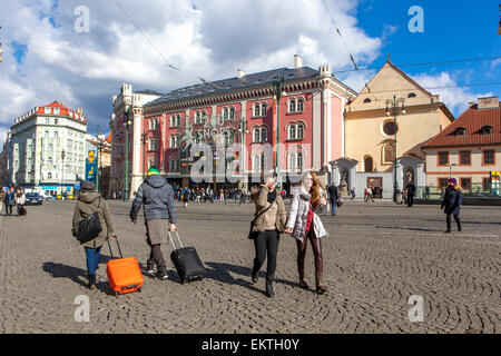 Prag Namesti Republiky Prag Tschechische Republik Stockfoto