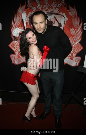 Zentrale Gentlemen Club 9. Jahr Jubiläum Bash von Stoya und Kayden Kross mit gehostet: Stoya, Big John wo: New York City, USA: 9. Oktober 2014 Stockfoto