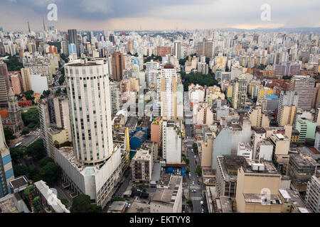 Stadtansicht von Sao Paulo, Brasilien. Stockfoto