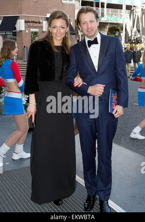 Scheveningen, Niederlande. 13. April 2015. Aimee niederländische Prinzessin und Prinz Floris besuchen die Nacht der Stars-Gala im Kurhaus in Scheveningen, Niederlande, 13. April 2015. Foto: Albert Nieboer-Royal Presse Europa - Nr. WIRE SERVICE - © Dpa/Alamy Live-Nachrichten Stockfoto