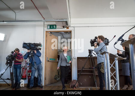 London, UK. 14. April 2015. Grüne Partei General Wahlprogramm Start Credit: Guy Corbishley/Alamy Live-Nachrichten Stockfoto