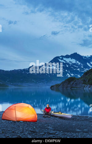 Kajak, Alaska, Urlaub Stockfoto