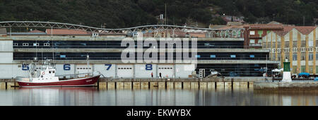 Hafen und Fischerboote dock in Santona, Santander, Kantabrien, Spanien, Europa, EU Stockfoto