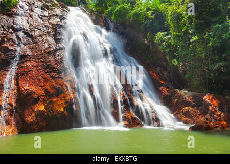 Na Muang 1 Wasserfall, Koh Samui, Thailand Stockfoto
