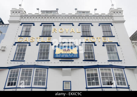 Royal Castle Hotel in Devon Küste Stadt Dartmouth Stockfoto