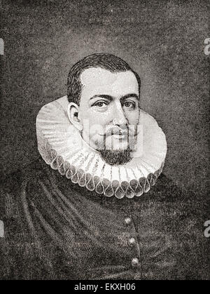 Henry Hudson, c. 1565-1611.   Englische Sea Explorer, Navigator und Autor. Stockfoto