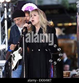 Fleetwood Mac ausführen live als Teil der NBC heute zeigen Konzert-Serie mit: Stevie Nicks wo: New York, New York, Vereinigte Staaten von Amerika bei: 9. Oktober 2014 Stockfoto