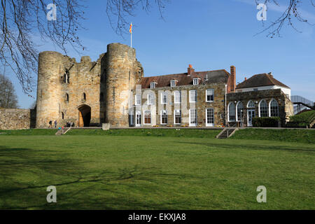 Tonbridge Castle, Tonbridge, Kent, England, Vereinigtes Königreich, Europa Stockfoto