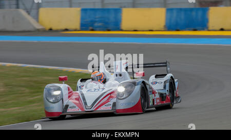 LE MANS, Frankreich - Juni 11, 2014:Zytek Z11SN-Nissan (#38, LM P2) Stockfoto