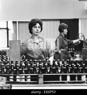 Allgemeine Ansichten von Tetley Bierbrauerei, Leeds, South Yorkshire. 13. Dezember 1967 Stockfoto